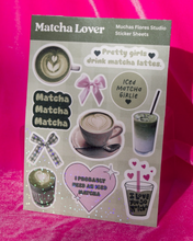 Load image into Gallery viewer, Matcha Sticker Sheet
