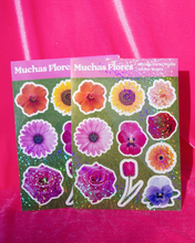 Load image into Gallery viewer, Muchas Flores Sticker Sheet
