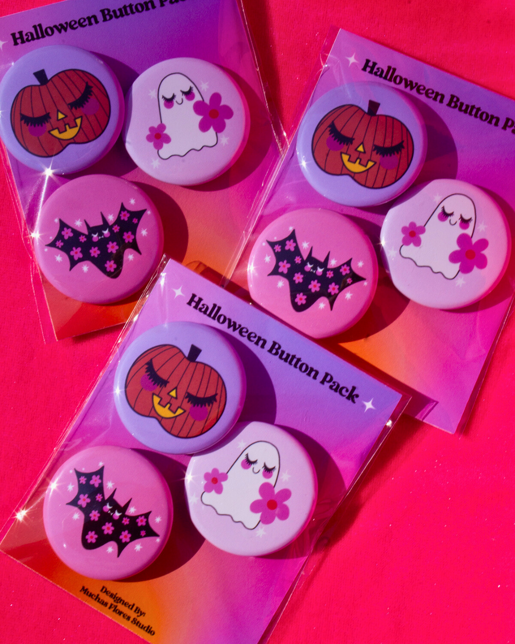 Halloween Button Pin Set