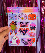 Load image into Gallery viewer, Halloween Queen Sticker Sheet
