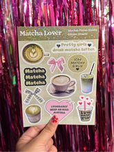Load image into Gallery viewer, Matcha Sticker Sheet
