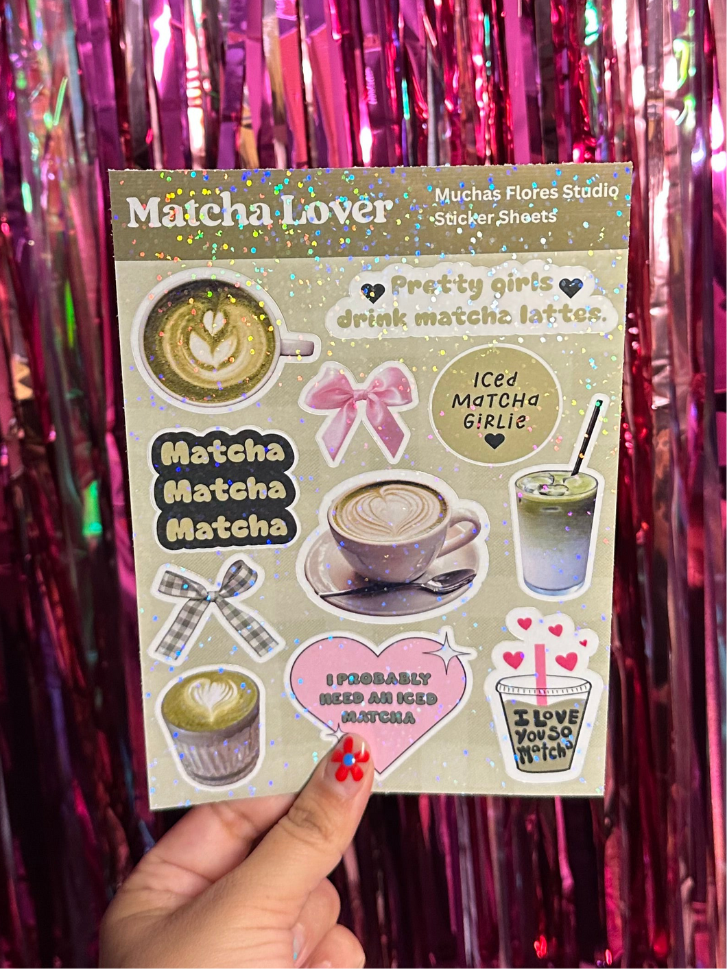 Matcha Sticker Sheet