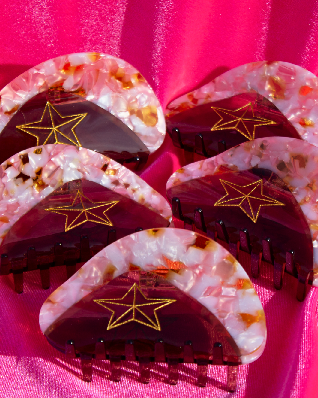 El Paso Star Hair Claw Clip